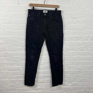 Levi's Women's 216 Mid Rise Straight Leg Slim Fit Denim Jeans Black Size 32/32